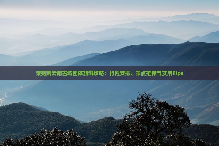 莱芜到云南古城团体旅游攻略：行程安排、景点推荐与实用Tips