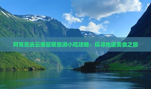 阿克苏去云南昆明旅游小吃攻略：探寻地道美食之旅