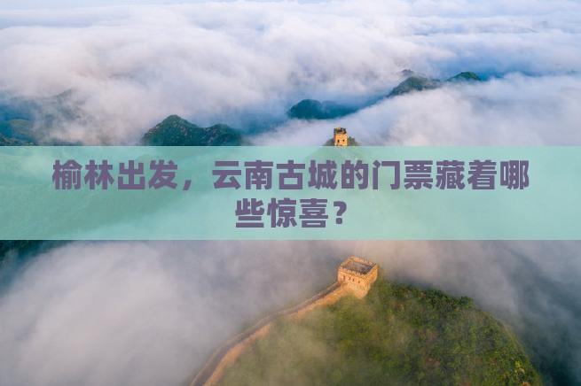 榆林去云南古城门票