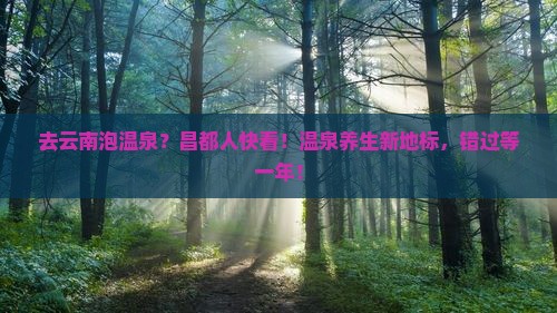 昌都去云南温泉旅游