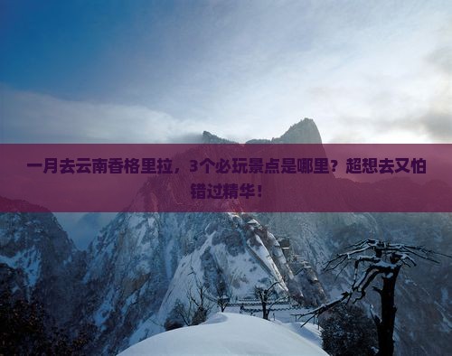 一月去云南香格里拉哪里玩
