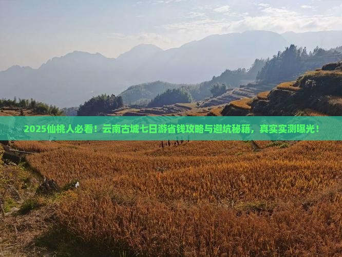仙桃到云南古城七日游