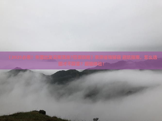东营去云南洱海大型旅游团