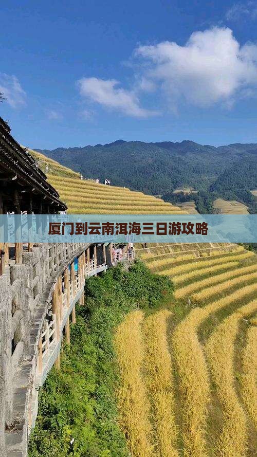 厦门到云南洱海三日游攻略