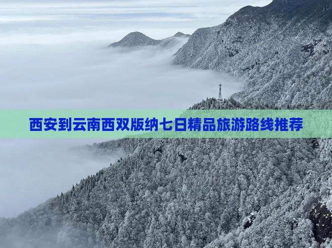 西安到云南西双版纳七日精品旅游路线推荐