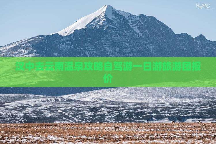汉中去云南温泉攻略自驾游一日游旅游团报价