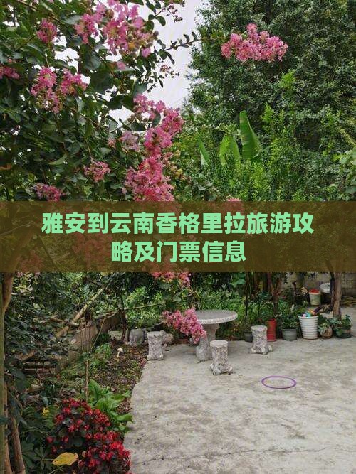 雅安到云南香格里拉旅游攻略及门票信息