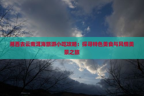 湘西去云南洱海旅游小吃攻略：探寻特色美食与风情美景之旅