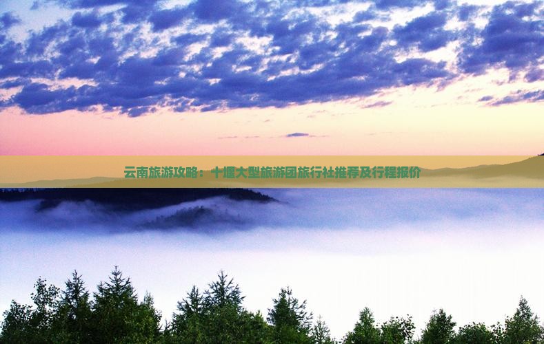 云南旅游攻略：十堰大型旅游团旅行社推荐及行程报价