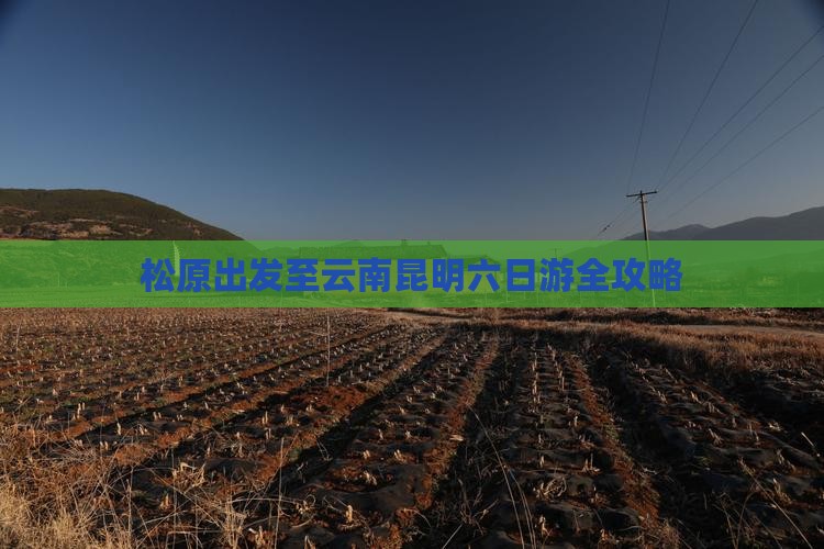 松原出发至云南昆明六日游全攻略