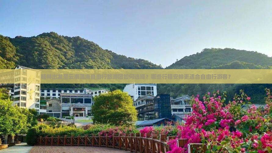 桂林出发至云南洱海自由行旅游团如何选择？哪些行程安排更适合自由行游客？