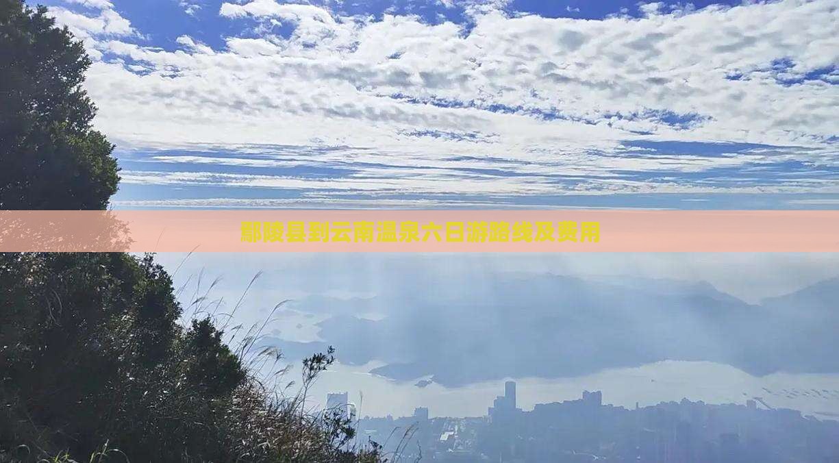 鄢陵县到云南温泉六日游路线及费用