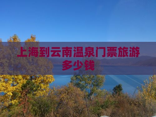 上海到云南温泉门票旅游多少钱