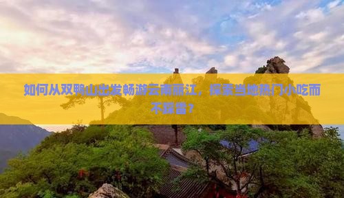 如何从双鸭山出发畅游云南丽江，探索当地热门小吃而不踩雷？