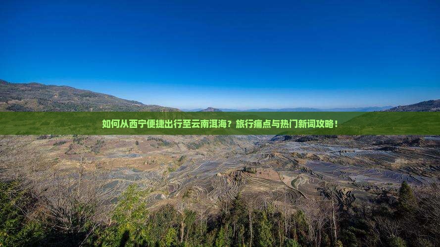 如何从西宁便捷出行至云南洱海？旅行痛点与热门新词攻略！