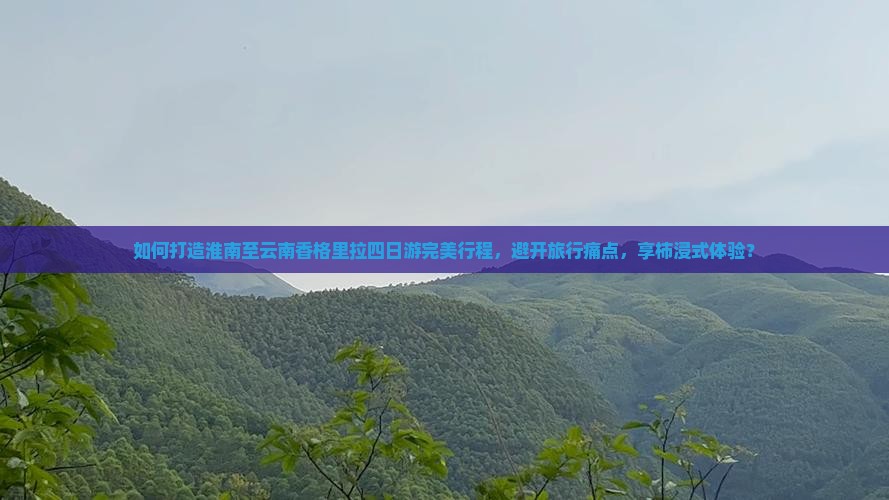 如何打造淮南至云南香格里拉四日游完美行程，避开旅行痛点，享柿浸式体验？
