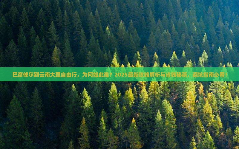 巴彦倬尔到云南大理自由行