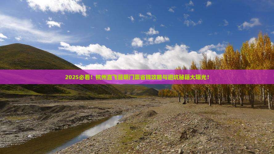 杭州到云南昆明门票