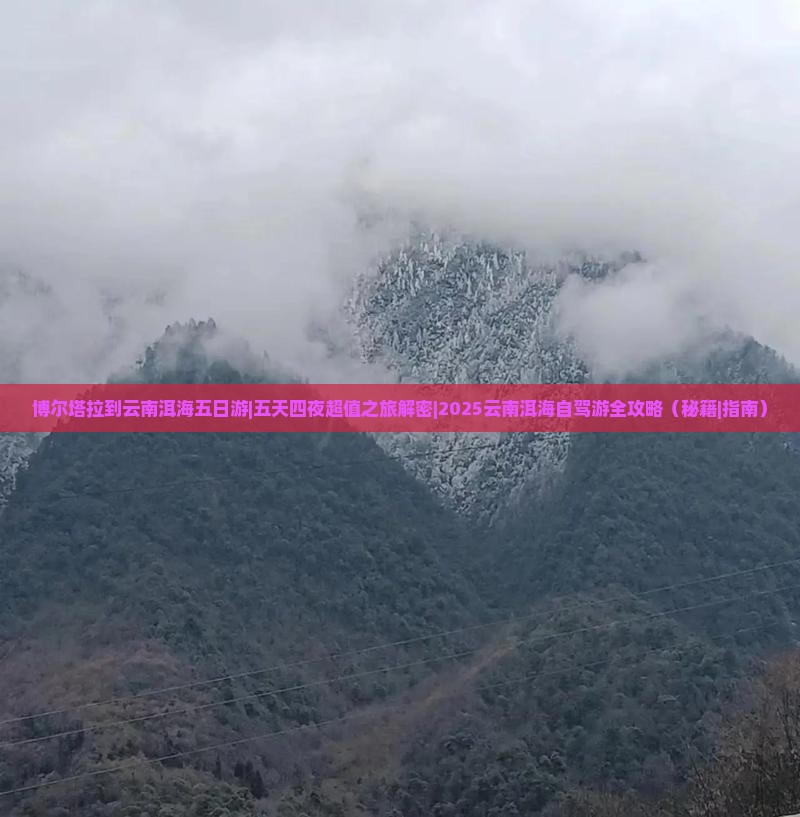 博尔塔拉到云南洱海五日游
