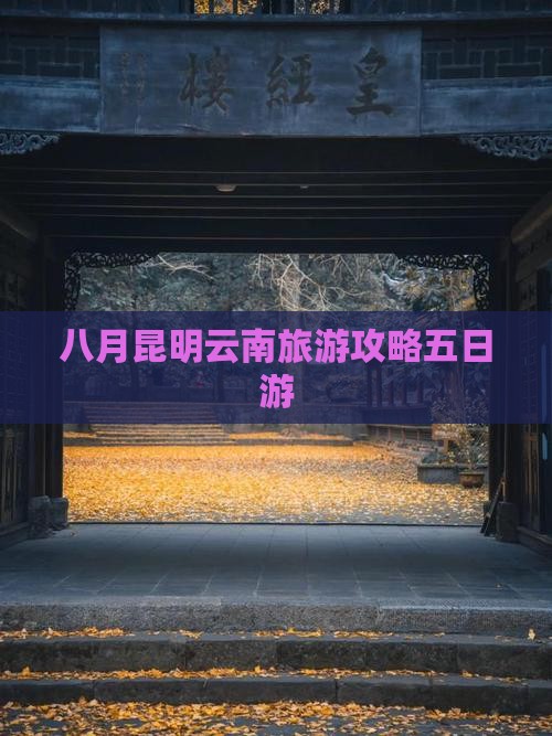 八月去云南昆明五日游