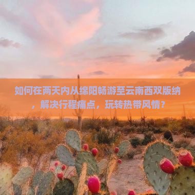 如何在两天内从绵阳畅游至云南西双版纳，解决行程痛点，玩转热带风情？