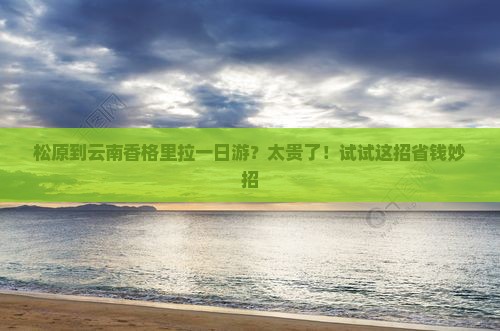 松原到云南香格里拉一日游？太贵了！试试这招省钱妙招