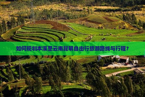 如何规划本溪至云南昆明自由行旅游路线与行程？
