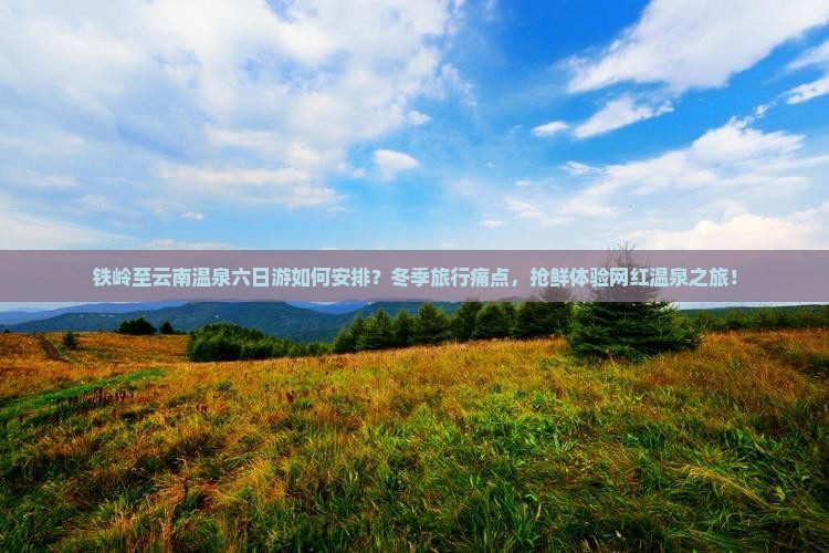 铁岭至云南温泉六日游如何安排？冬季旅行痛点，抢鲜体验网红温泉之旅！