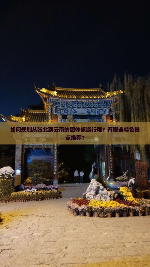 如何规划从张北到云南的团体旅游行程？有哪些特色景点推荐？