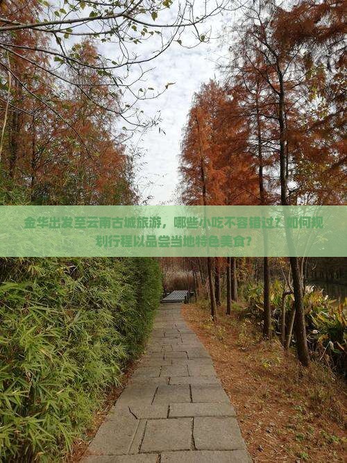 金华出发至云南古城旅游，哪些小吃不容错过？如何规划行程以品尝当地特色美食？
