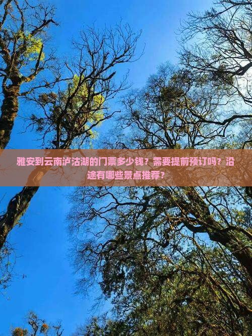 雅安到云南泸沽湖的门票多少钱？需要提前预订吗？沿途有哪些景点推荐？