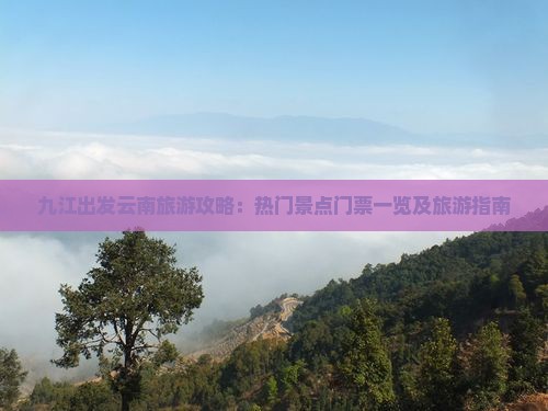 九江出发云南旅游攻略：热门景点门票一览及旅游指南