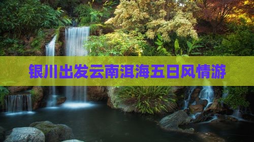 银川出发云南洱海五日风情游