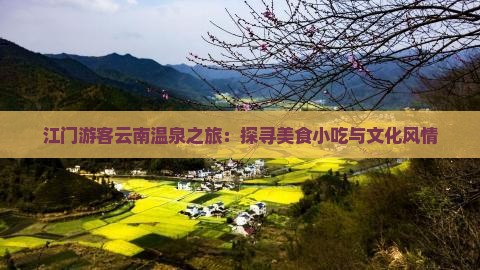 江门游客云南温泉之旅：探寻美食小吃与文化风情