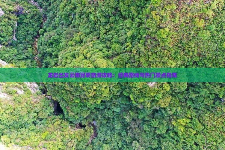龙岩出发云南昆明旅游攻略：经典路线与热门景点指南