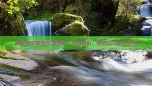 阜新到云南温泉哪里玩：旅游报价、时刻表及票价查询