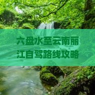 六盘水至云南丽江自驾路线攻略：畅游经典景点一日游