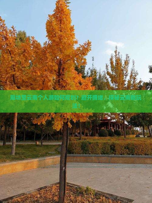 廊坊至云南个人游如何规划？避开拥堵，探秘云南新玩法！