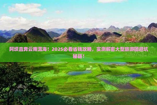 阿坝到云南洱海大型旅游团