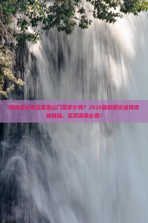 桐城去云南玉龙雪山门票