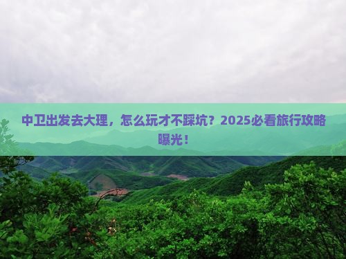 中卫到云南大理旅行社