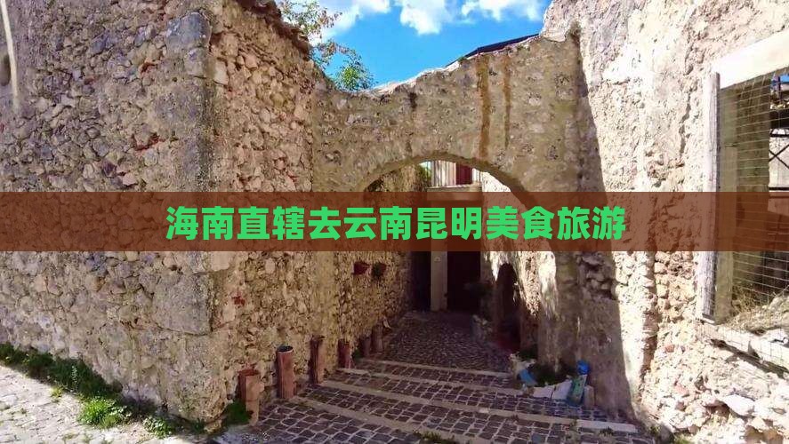 海南省直辖去云南昆明旅游小吃