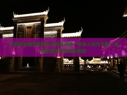 中卫到云南玉龙雪山大型旅游团？老年人出行不便，看看这波定制化服务趋势