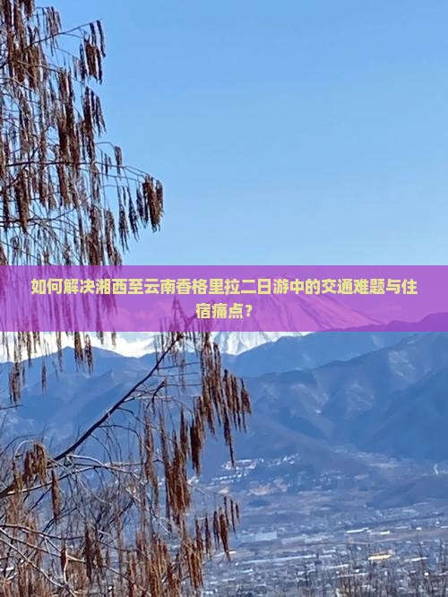 如何解决湘西至云南香格里拉二日游中的交通难题与住宿痛点？
