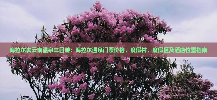 海拉尔去云南温泉三日游：海拉尔温泉门票价格、度假村、度假区及酒店位置指南