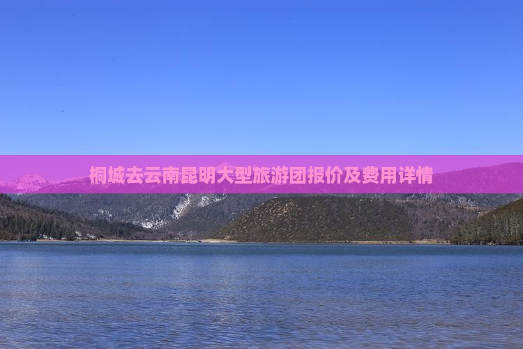 桐城去云南昆明大型旅游团报价及费用详情