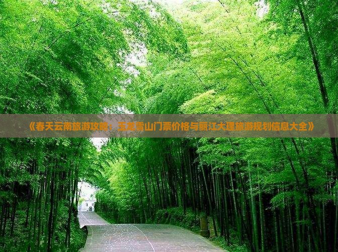 《春天云南旅游攻略：玉龙雪山门票价格与丽江大理旅游规划信息大全》