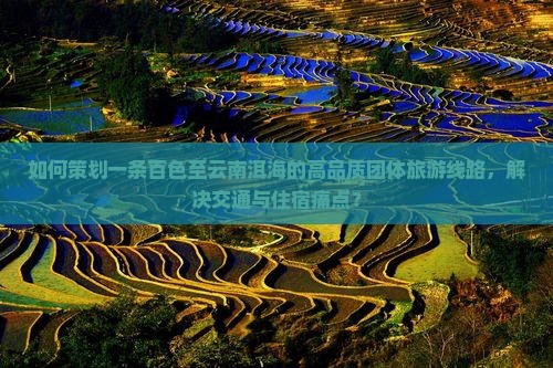 如何策划一条百色至云南洱海的高品质团体旅游线路，解决交通与住宿痛点？