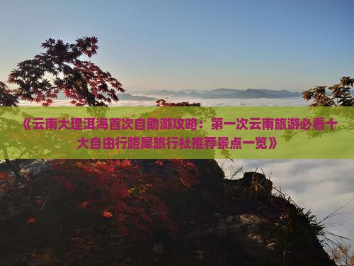 《云南大理洱海首次自助游攻略：第一次云南旅游必看十大自由行路犀旅行社推荐景点一览》
