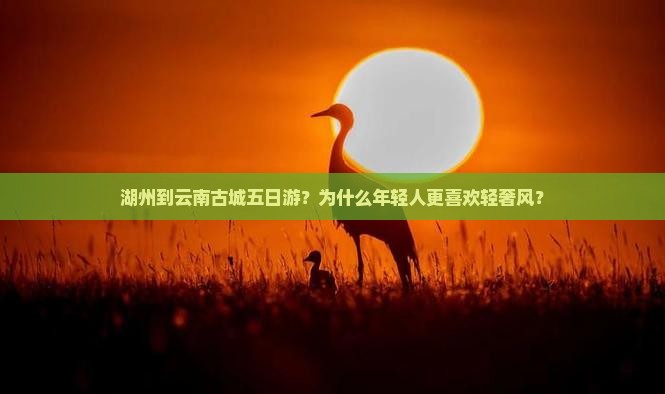 湖州到云南古城五日游？为什么年轻人更喜欢轻奢风？